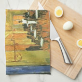 カフェテラス – ビンセントバンゴッホ キッチンタオル (四つ折り)