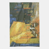 カフェテラス – ビンセントバンゴッホ キッチンタオル (縦)