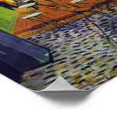 カフェテラスatナイトバイビンセント・ヴァン・ゴッホ1888 ポスター (角)