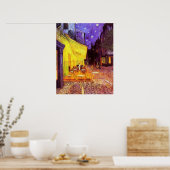 カフェテラスatナイトバイビンセント・ヴァン・ゴッホ・ポスター ポスター (キッチン)