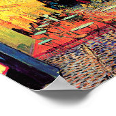 カフェテラスatナイトビンセント・ヴァン・ゴッホ ポスター (角)