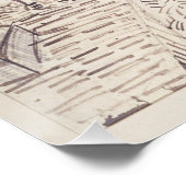 カフェテラスat Night、ファインアートスケッチ、ヴァンゴッホ ポスター (コーナー)