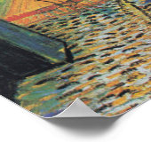 カフェテラスat Night 1888ビンセント・ヴァン・ゴッホ ポスター (角)