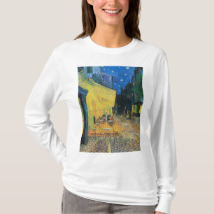 カフェテラスat Night 1888ビンセント・ヴァン・ゴッホ Tシャツ