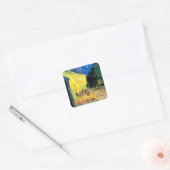 カフェテラスat Night (1888)ヴィンセント・ヴァン・ゴッホ・アート スクエアシール (封筒)