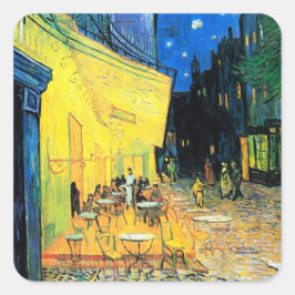 カフェテラスat Night (1888)ヴィンセント・ヴァン・ゴッホ・アート スクエアシール