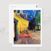 カフェテラスat Night, Vincent van ゴッホ, 1888 ポストカード (正面/裏面)