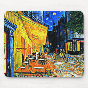 カフェテラ絵画ス、ビンセント・バン・ゴッホ マウスパッド