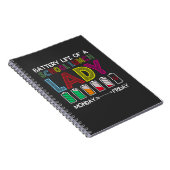 カフェテリアおもしろいスクールランチレディウィークムードユーモア ノートブック (右側)