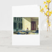 カフェテリアのサンライト – エドワードホッパー カード (黄色い花)