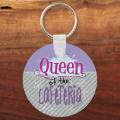 カフェテリアの女王 – ランチレディ キーホルダー (正面)