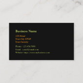 カフェテリアケータリングカフェマネジャー名刺 名刺 (裏面)