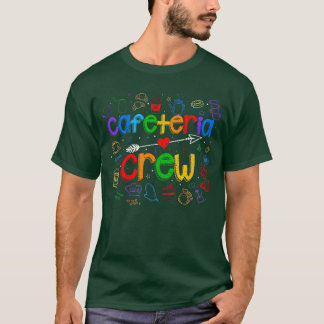 カフェテリア スクワッド クルー ランチ レディース ロック スクール ワーク Tシャツ