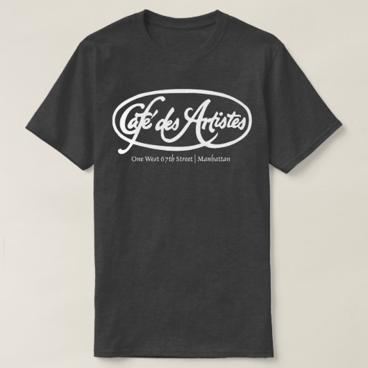 カフェデアーティスト Tシャツ (デザイン正面)