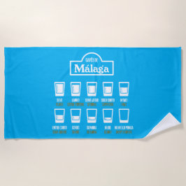 カフェデマラガ ビーチタオル