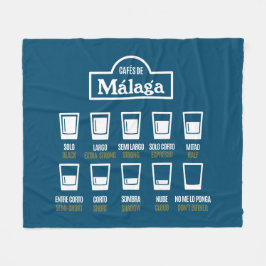 カフェデマラガ フリースブランケット