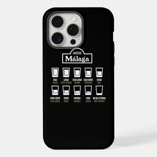 カフェデマラガ iPhoneケース (裏面)
