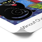 カフェデュチャットノワール ポスター (角)