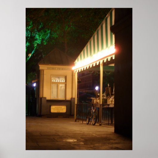 カフェデュモンデニューオーリンズサイドウォークカフェコーヒー ポスター (正面)