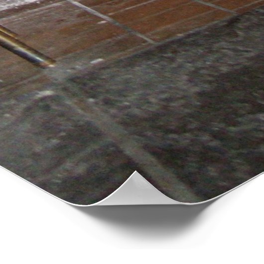 カフェデュモンデニューオーリンズサイドウォークカフェコーヒー ポスター (角)