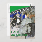 カフェデュモンドヴィンテージスタイルはがき ポストカード (正面/裏面)