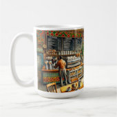 カフェナイロビケニアマグ コーヒーマグカップ (左)