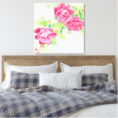 カフェバラ キャンバスプリント (インサイチュ (寝室))