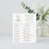 カフェパティスリーベーカリービジネス持ち出しメニュー (スタンド正面)