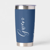 カフェパパーソナライズされたリ 保温保冷タンブラー (左面)