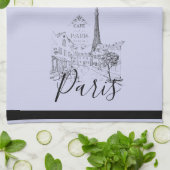 カフェパリキッチンタオル キッチンタオル (折り畳み)