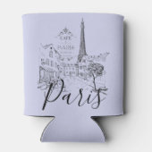 カフェパリクーラーボックス 缶クーラー (裏面)