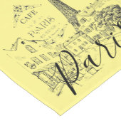 カフェパリショートテーブルランナー ショートテーブルランナー (コーナー)