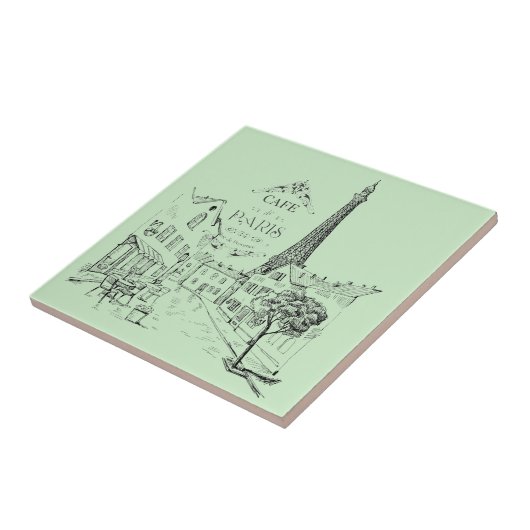 カフェパリタイル タイル (側面)