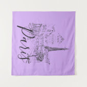 カフェパリタペストリー タペストリー (正面(横))