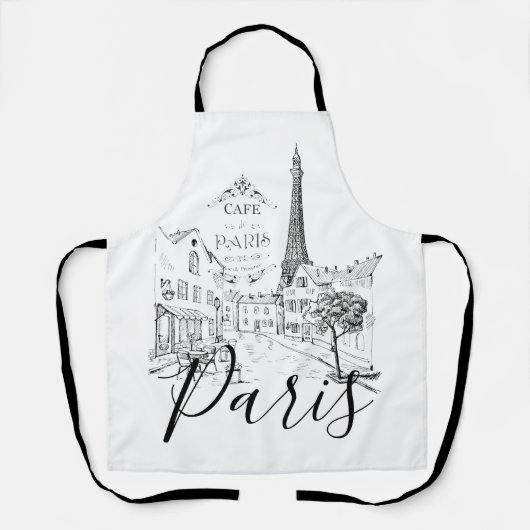 カフェパリ エプロン (正面)