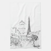 カフェパリ キッチンタオル (縦)