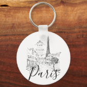 カフェパリ キーホルダー (正面)