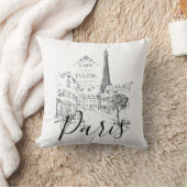 カフェパリ クッション (ブランケット)