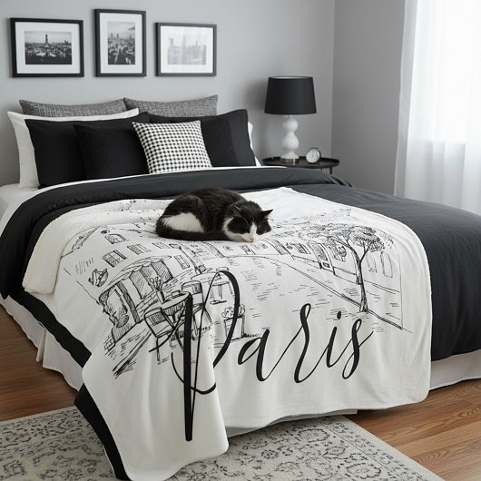 カフェパリ シェルパブランケット