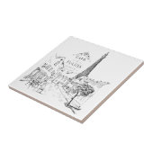 カフェパリ タイル (側面)