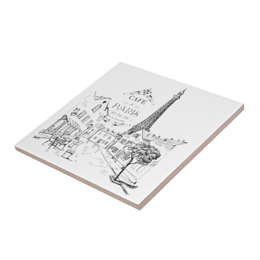 カフェパリ タイル (側面)