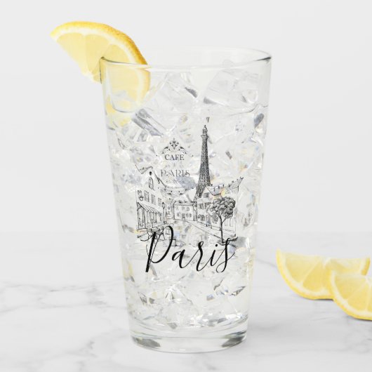 カフェパリ タンブラーグラス (アイス正面)