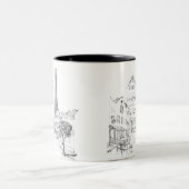 カフェパリ ツートーンマグカップ (中央)