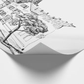 カフェパリ ラッピングペーパー (角)