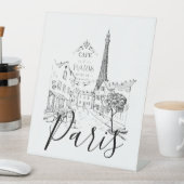 カフェパリ 台座サイン (インサイチュ)