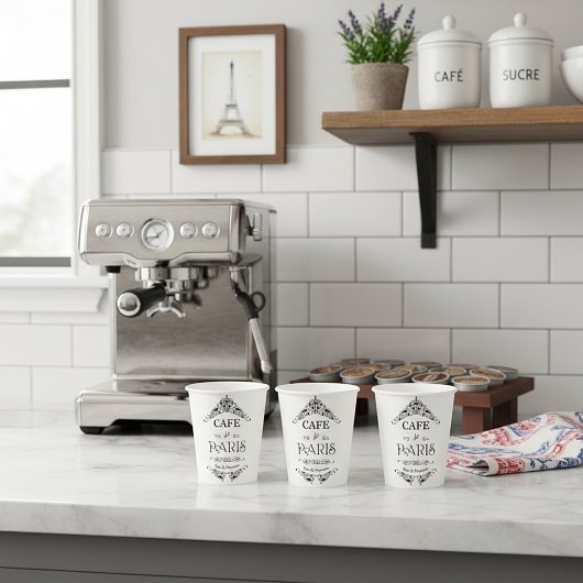 カフェパリ 紙コップ