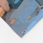 カフェビーグネットコーヒーショップクォーフランスのター フリースブランケット (角)