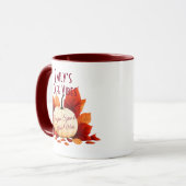 カフェビーブスオータム – カフェインパンプキンスパイス&カフェインラブ マグカップ (正面左)