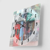 カフェフェルズポイントMD スクエア壁時計 (傾斜)