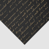 カフェフランスのの会話金ゴールドの語句 薄葉紙 (詳細)